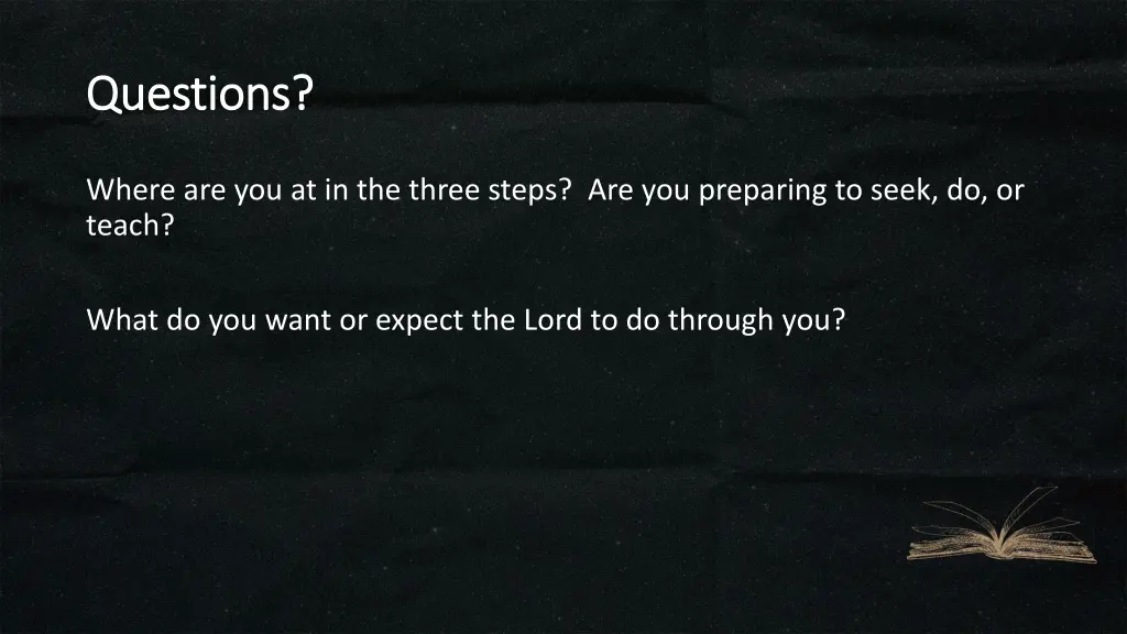 questions questions