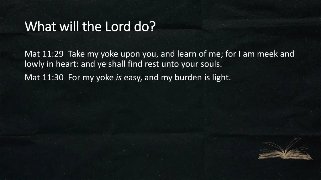 what will the lord do what will the lord do 1