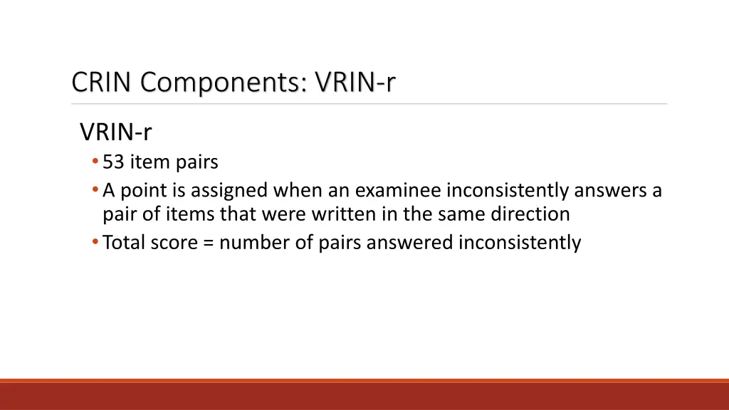 crin components vrin r