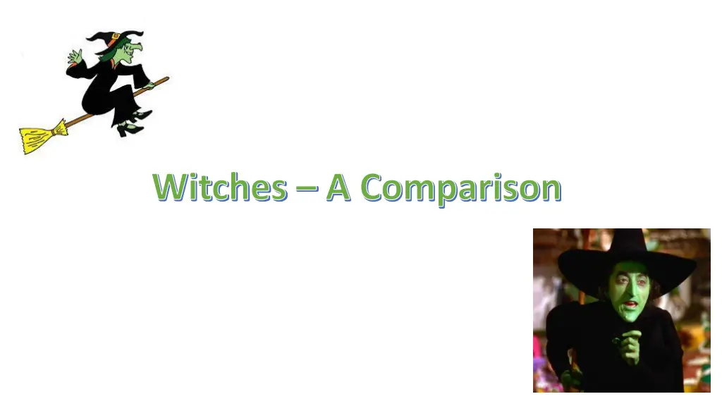 witches a comparison