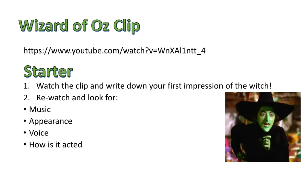 wizard of oz clip