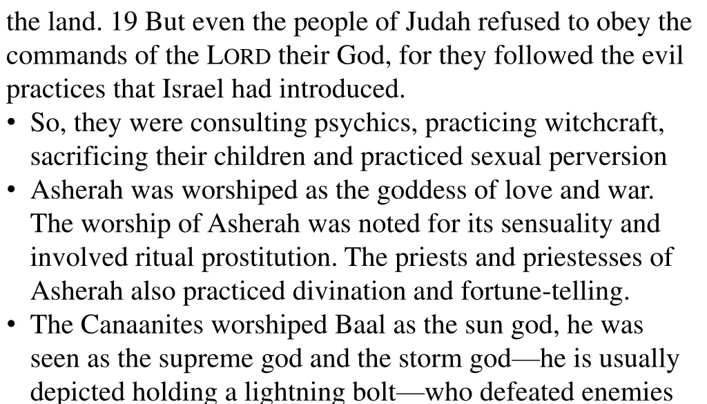 the land 19 but even the people of judah refused