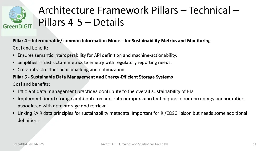 architecture framework pillars technical pillars 1