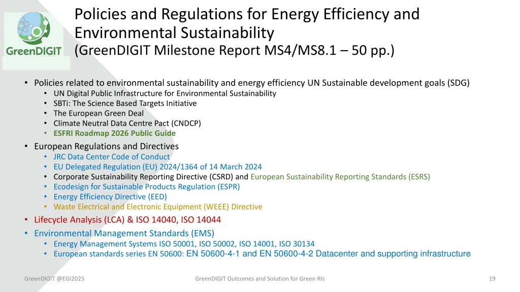 policies and regulations for energy efficiency