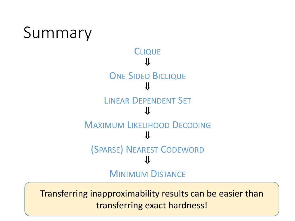summary