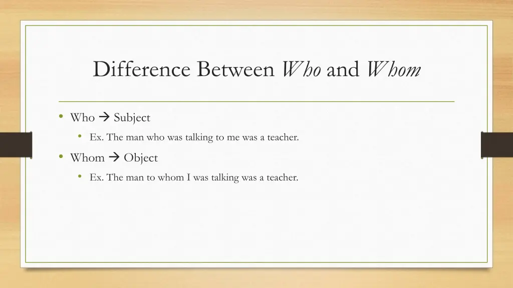 difference between who and whom