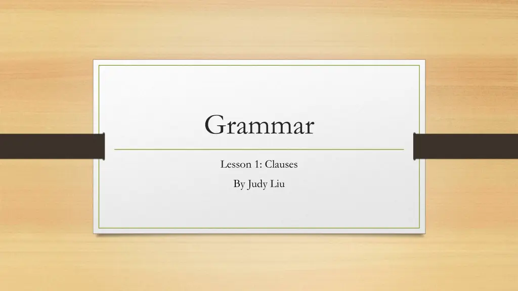 grammar