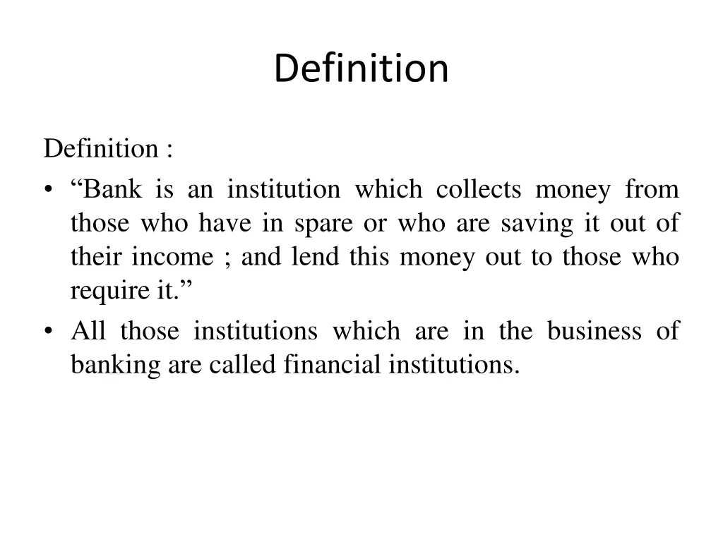 definition