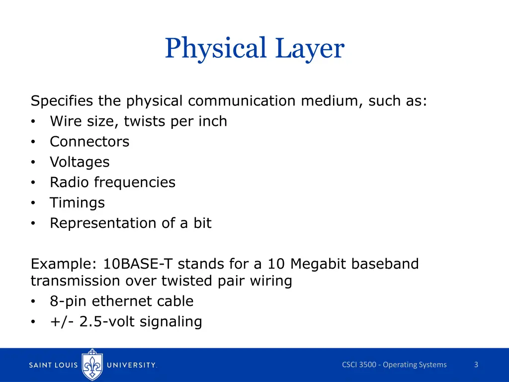 physical layer