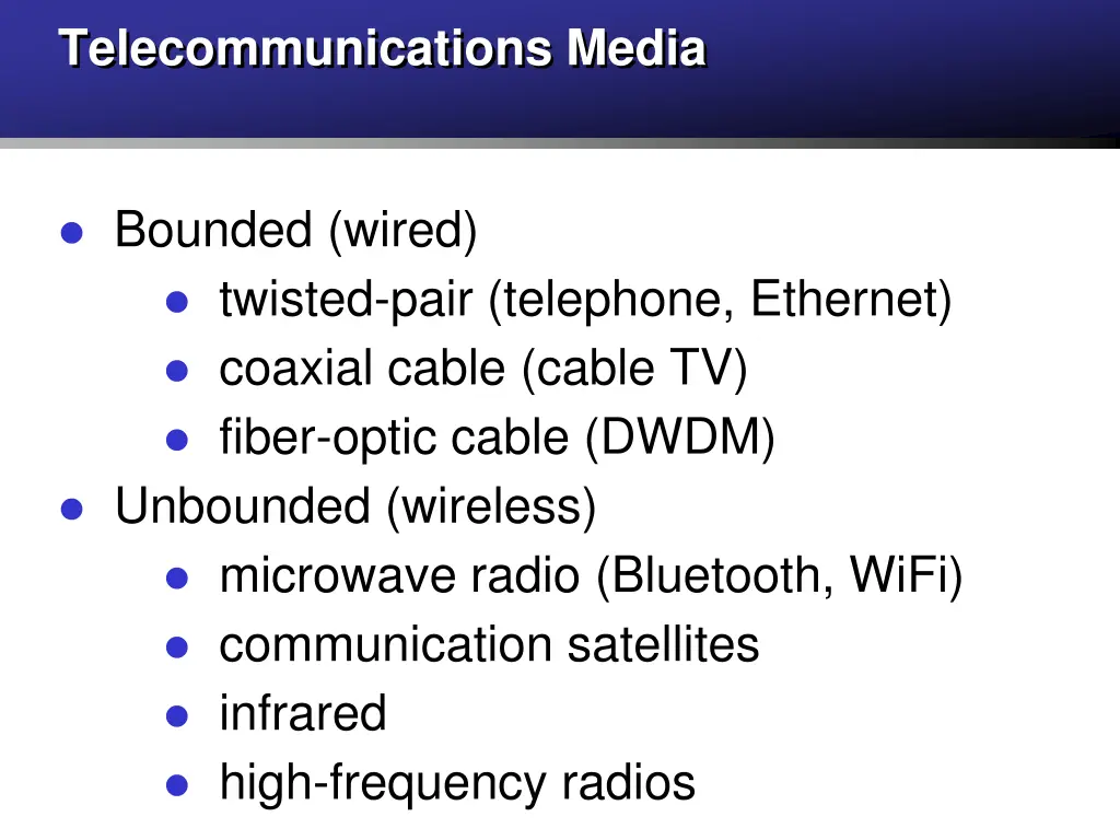 telecommunications media 1