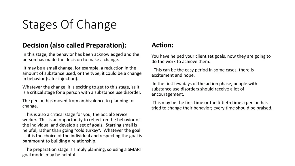 stages of change 1