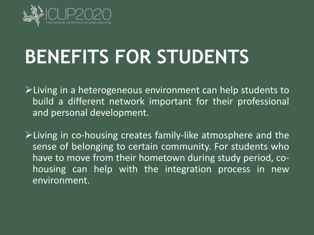 benefits for students