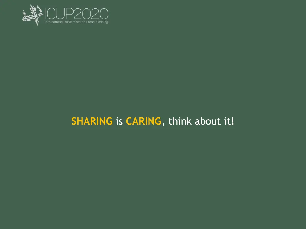 sharing is caring think about it