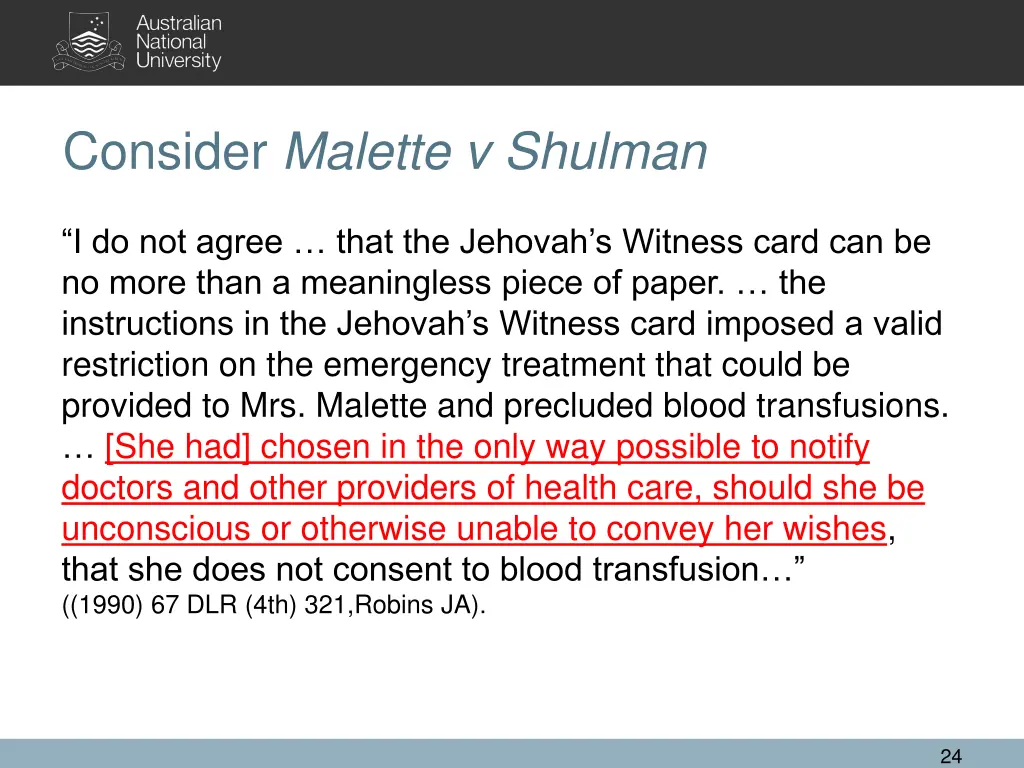 consider malette v shulman 1