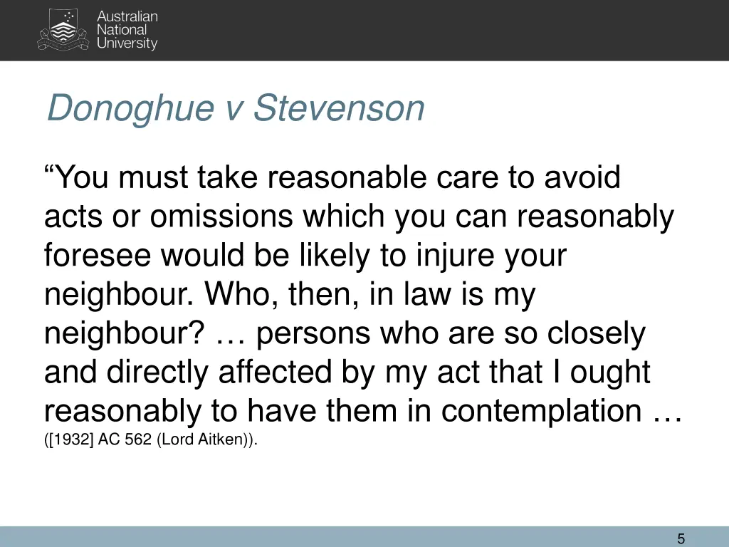 donoghue v stevenson