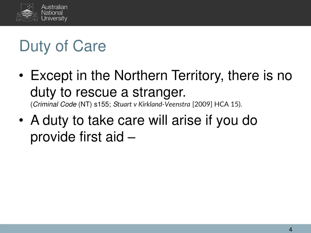 duty of care 1