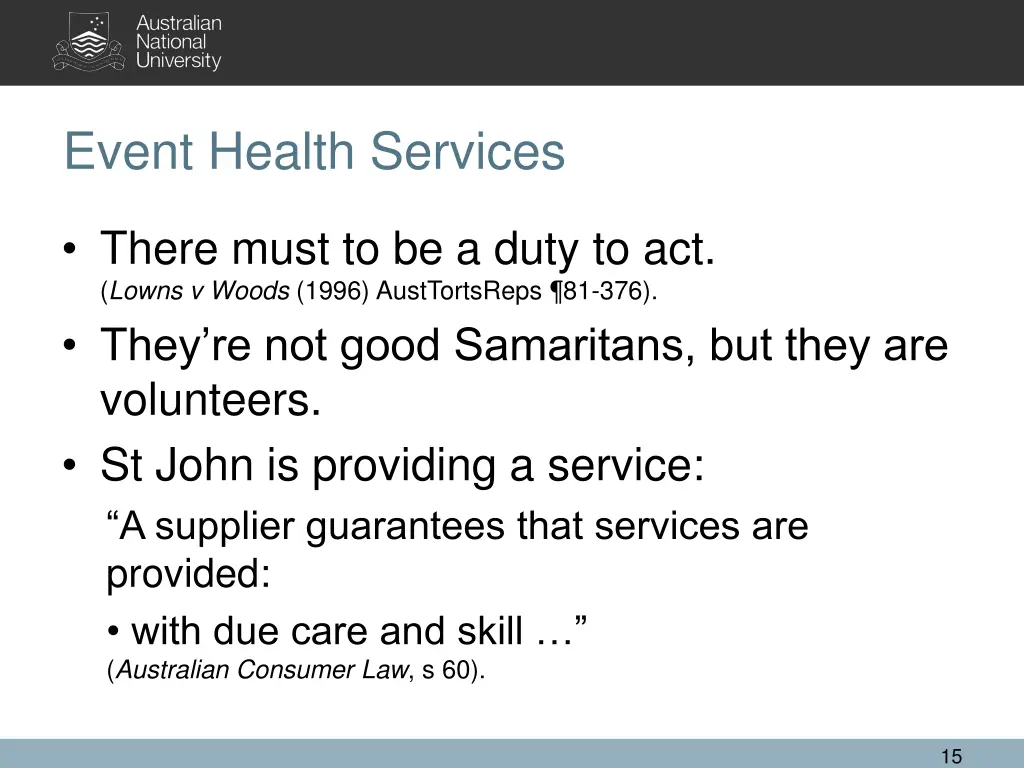 event health services