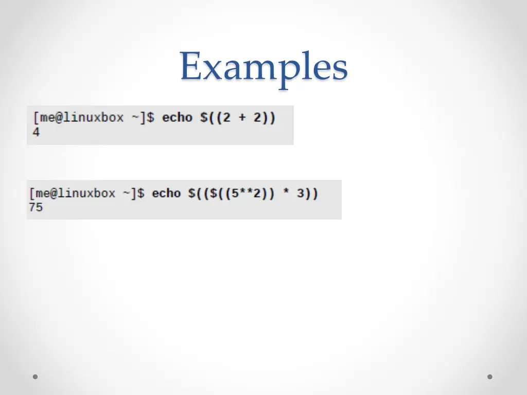 examples