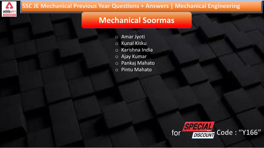 ssc je mechanical previous year questions answers 1
