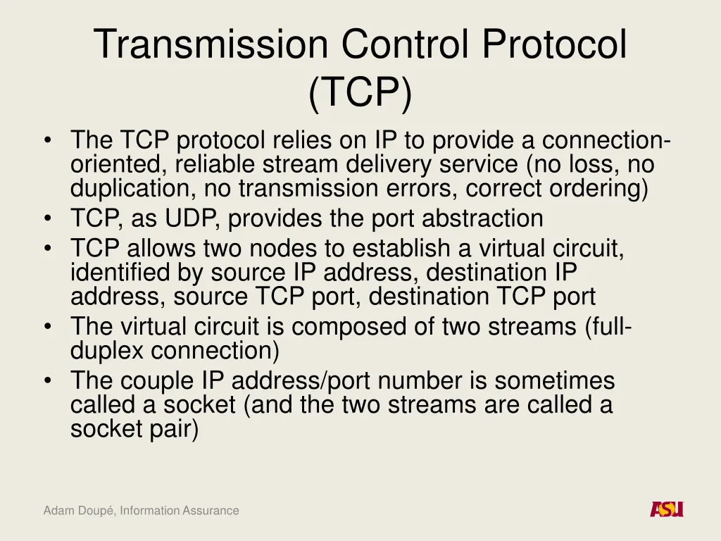 transmission control protocol