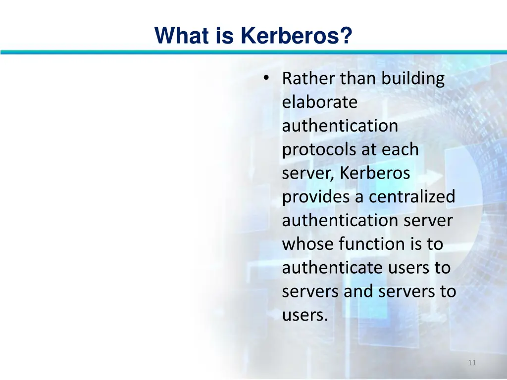 what is kerberos 10
