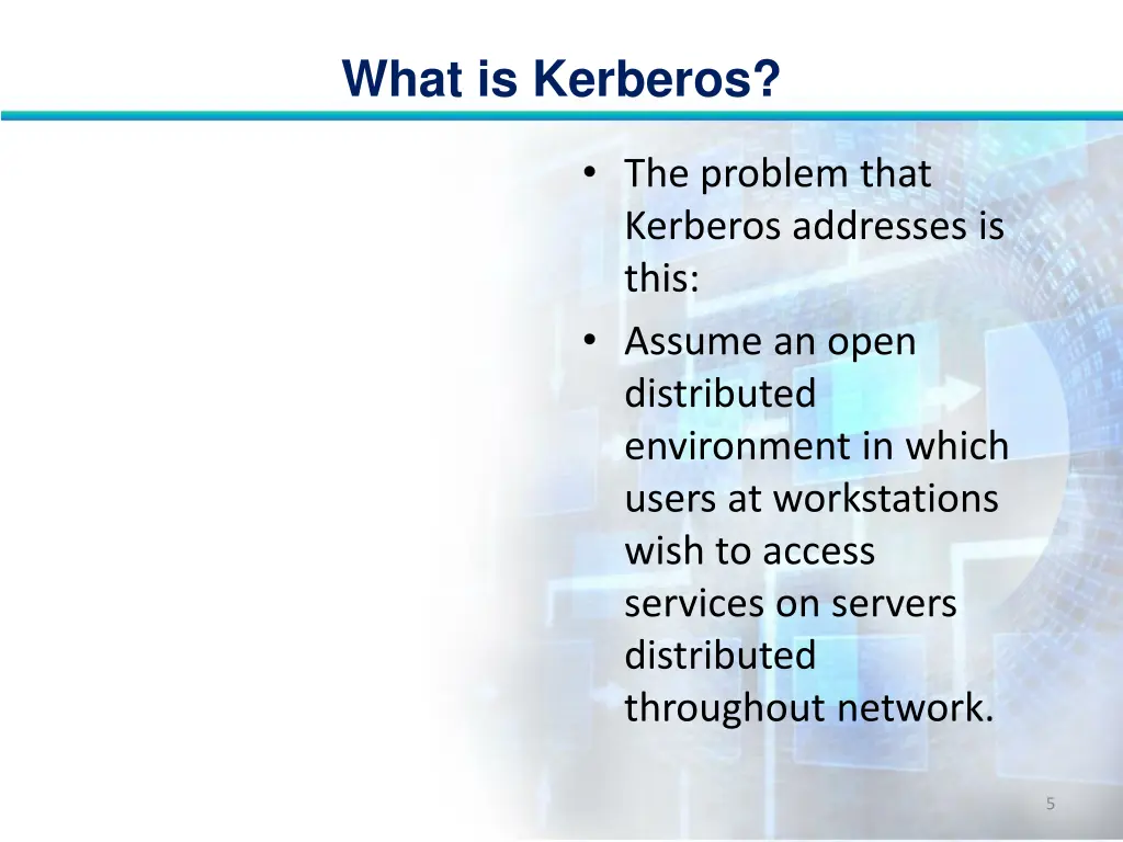 what is kerberos 4