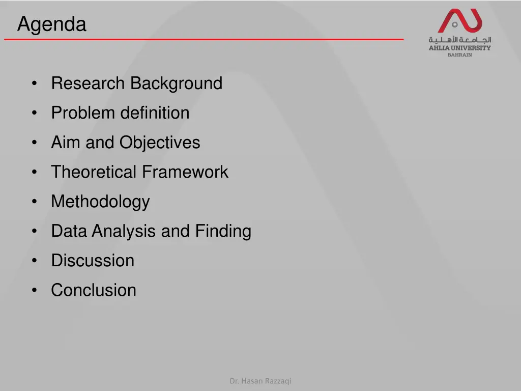 agenda