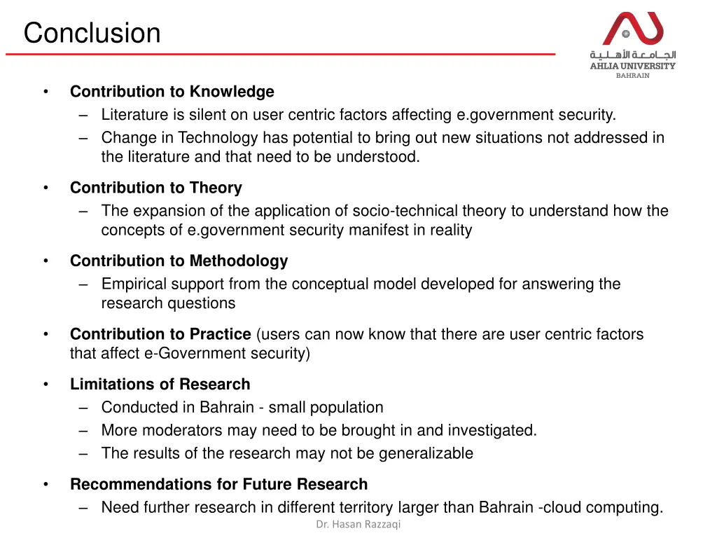conclusion