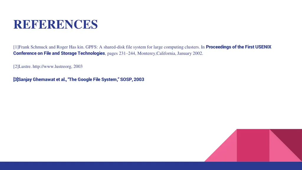 references