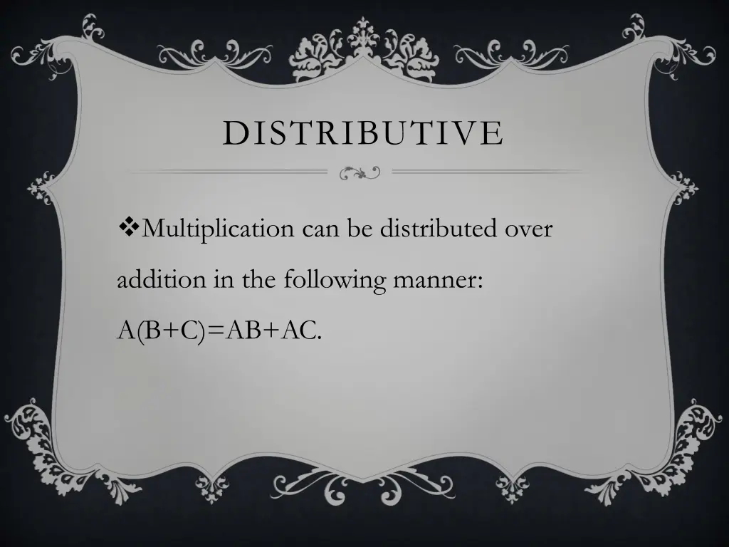distributive