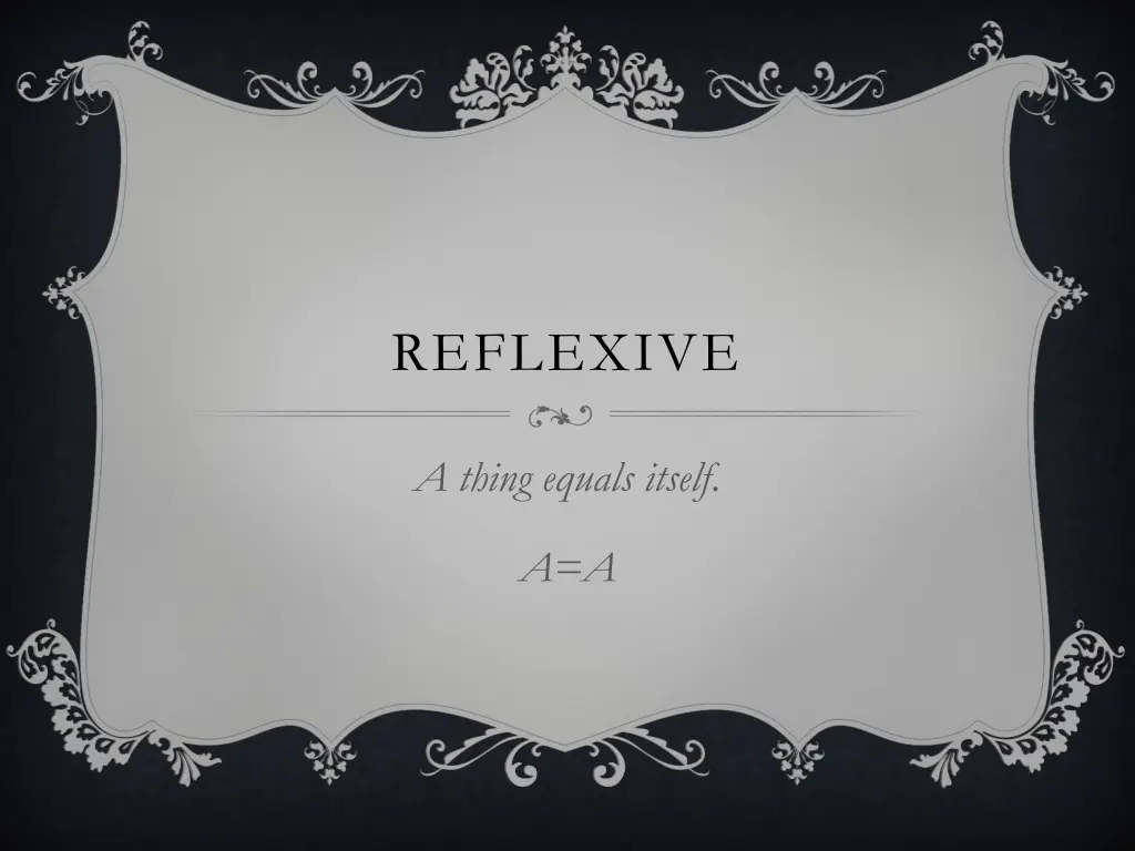 reflexive