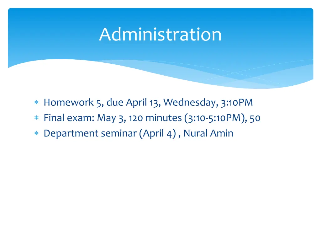 administration