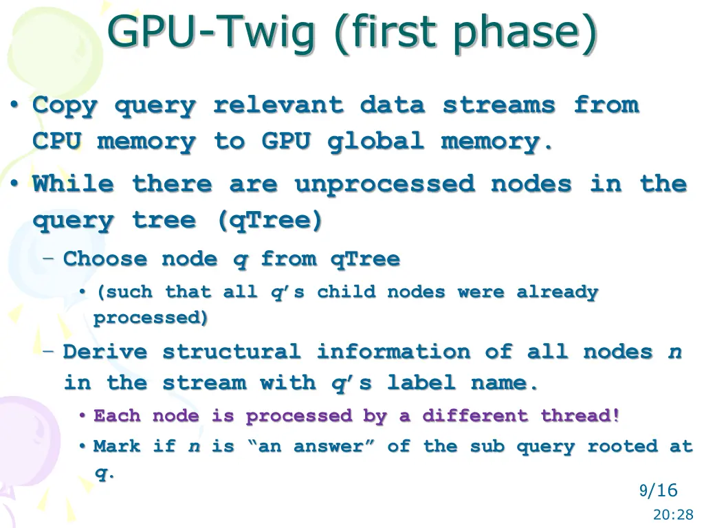gpu twig first phase