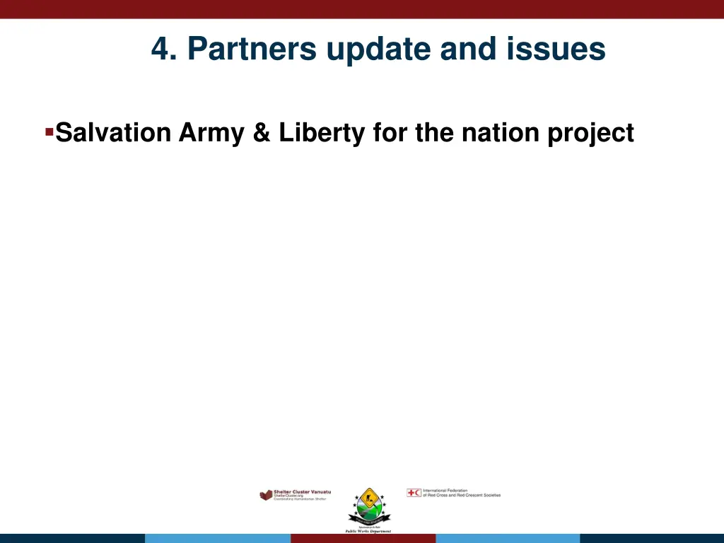 4 partners update and issues