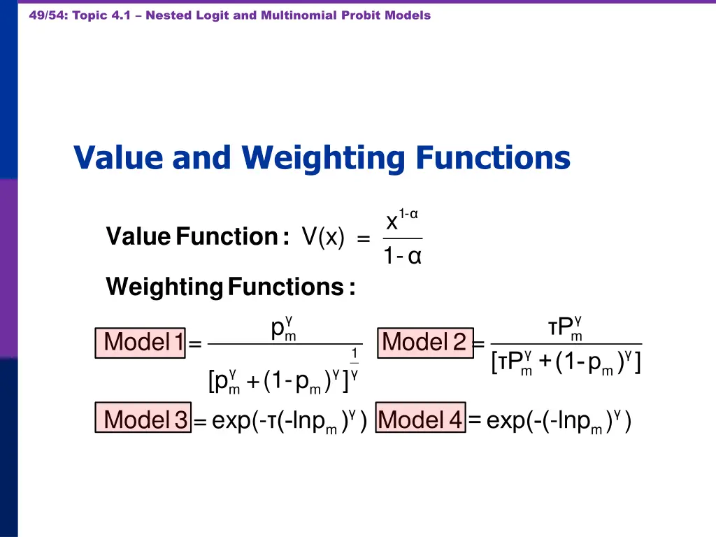49 54 topic 4 1 nested logit and multinomial