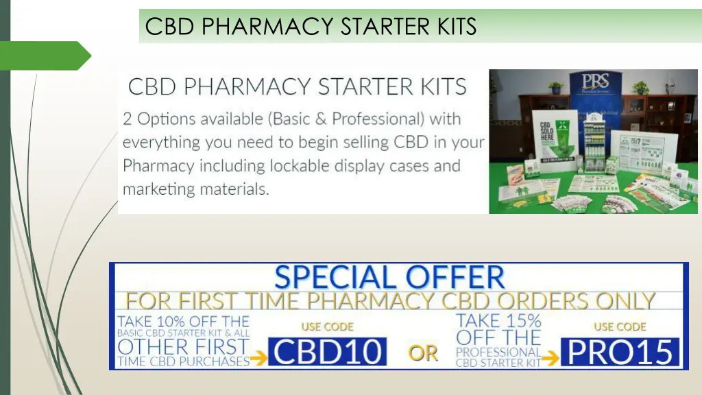 cbd pharmacy starter kits
