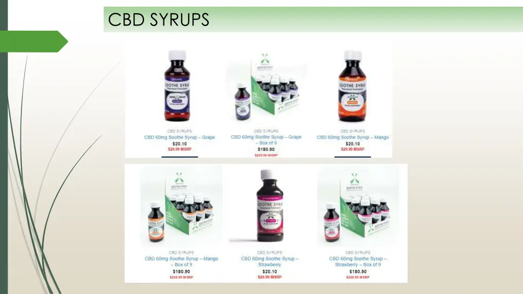 cbd syrups