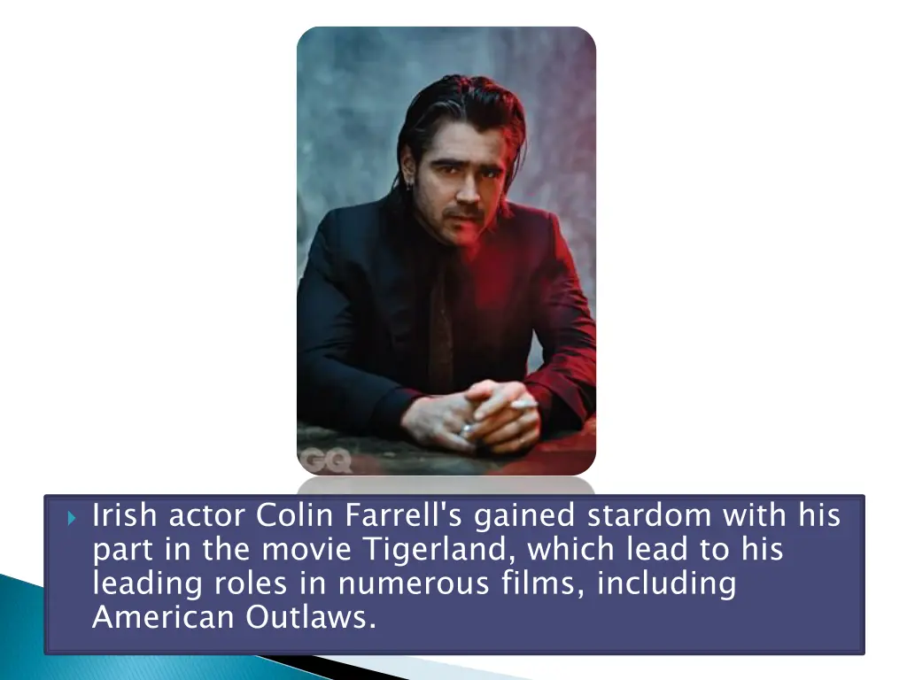 irish actor colin farrell s gained stardom with