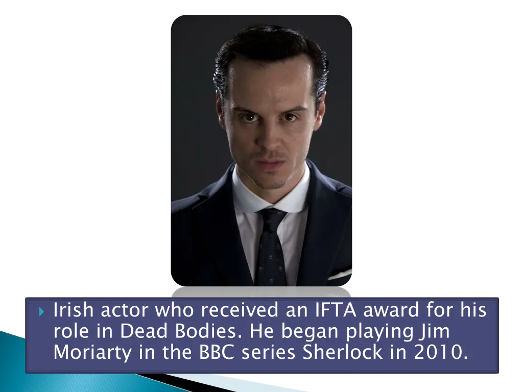 irish actor who received an ifta award