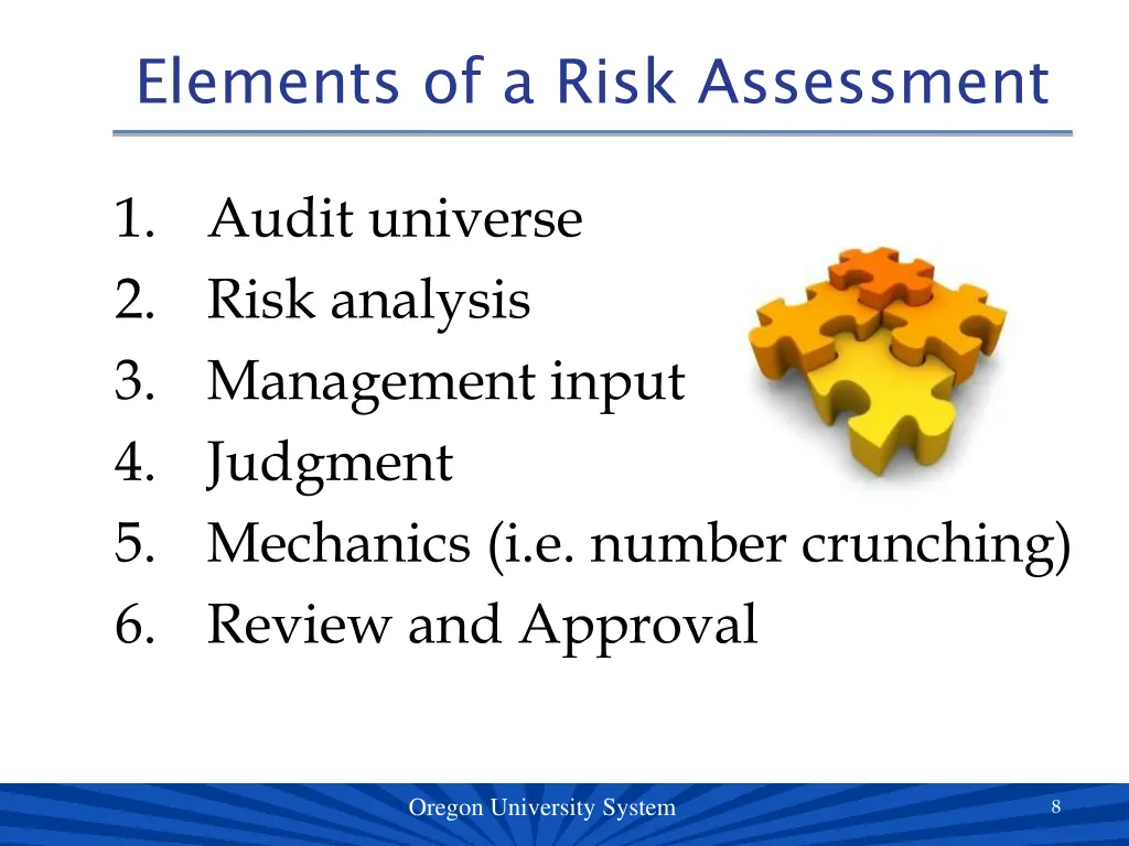 elements of a risk assessment