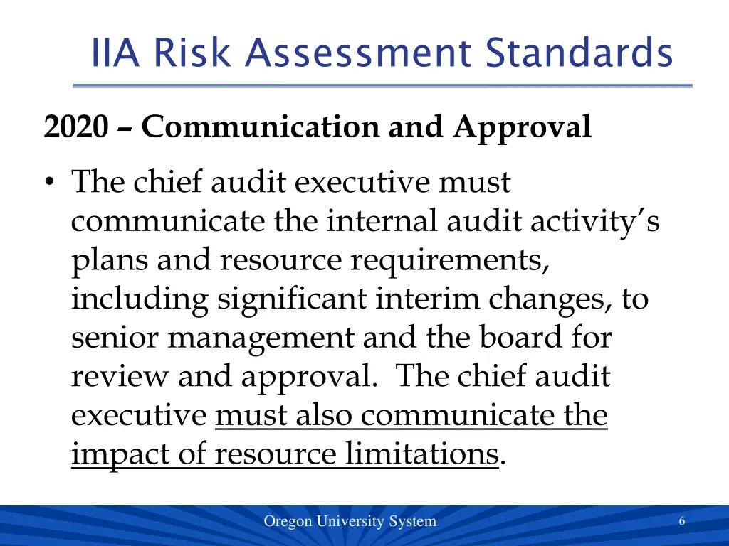 iia risk assessment standards 3