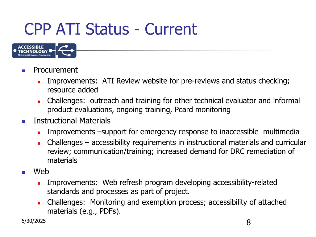 cpp ati status current