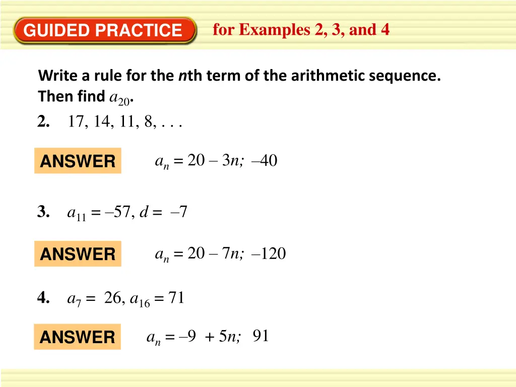 for examples 2 3 and 4