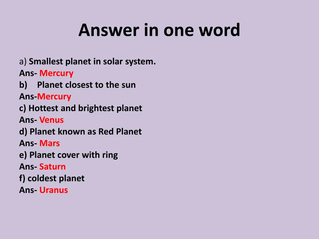 answer in one word