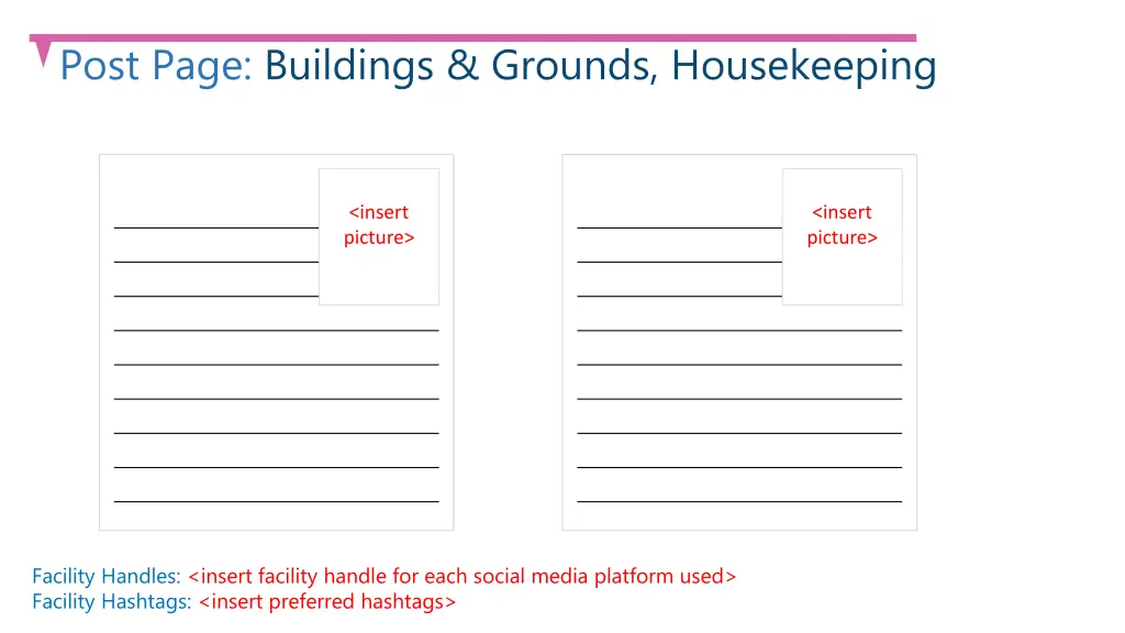 post page buildings grounds housekeeping