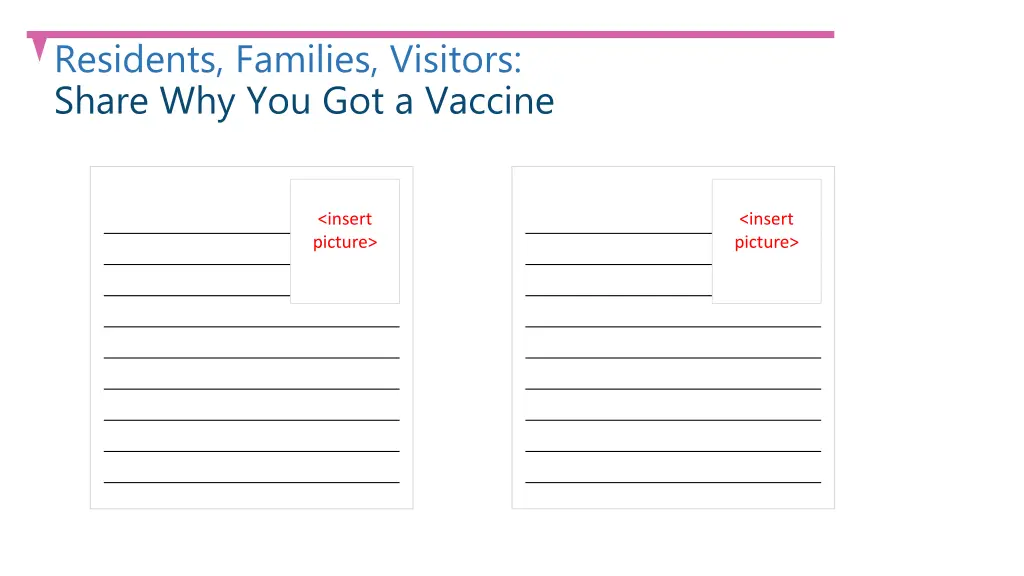 residents families visitors share