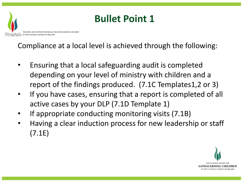 bullet point 1