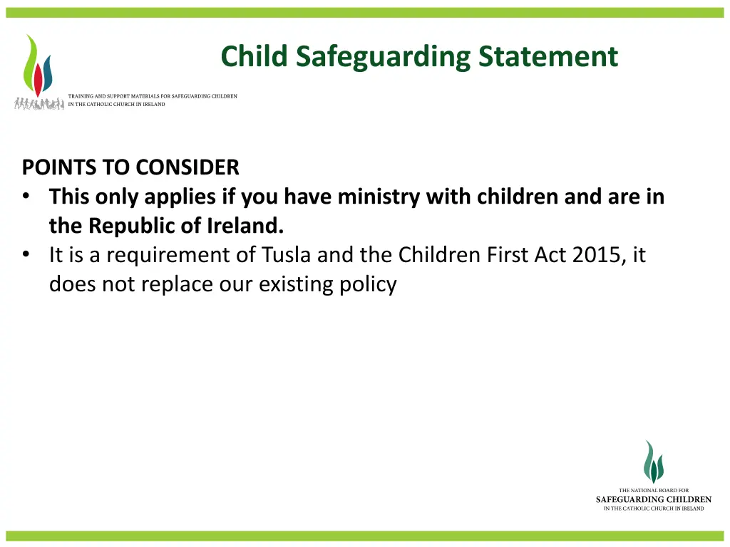 child safeguarding statement