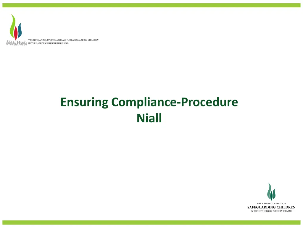 ensuring compliance procedure niall