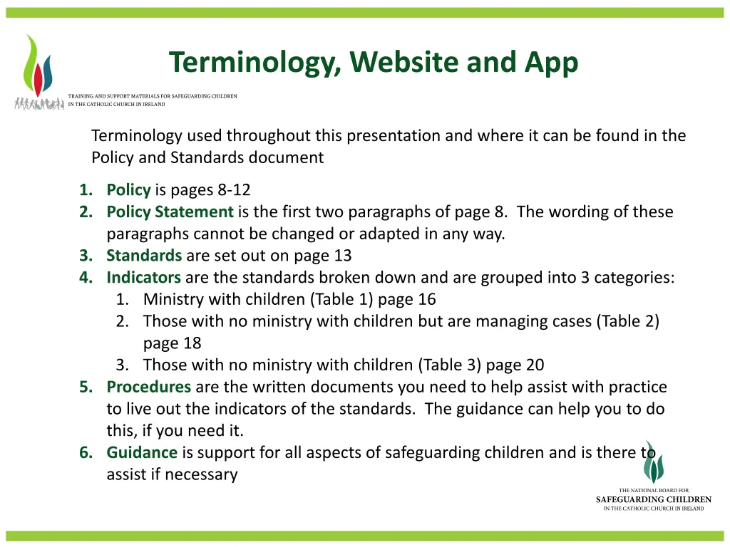 terminology website and app